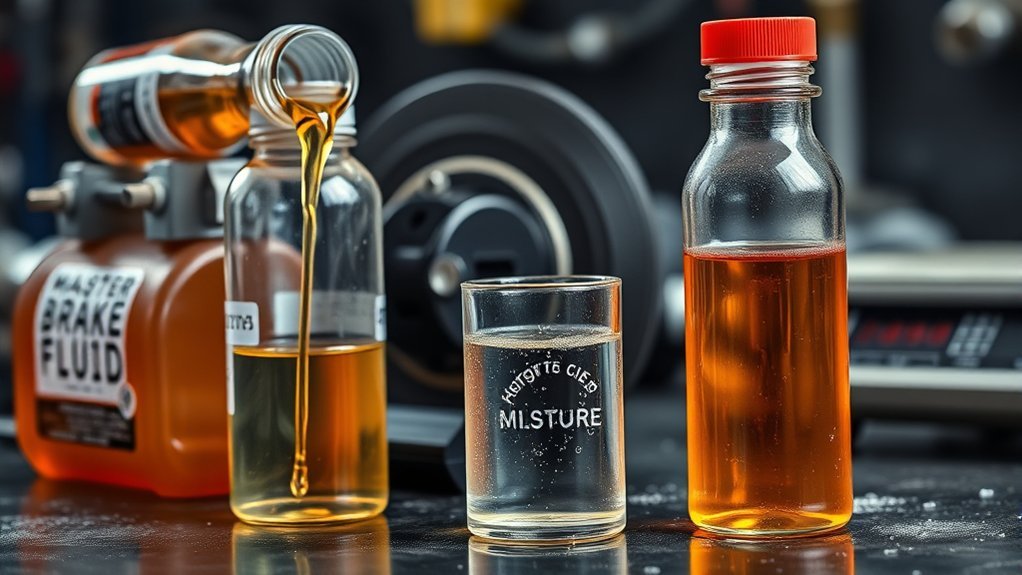Water absorption lowering brake fluid boiling performance