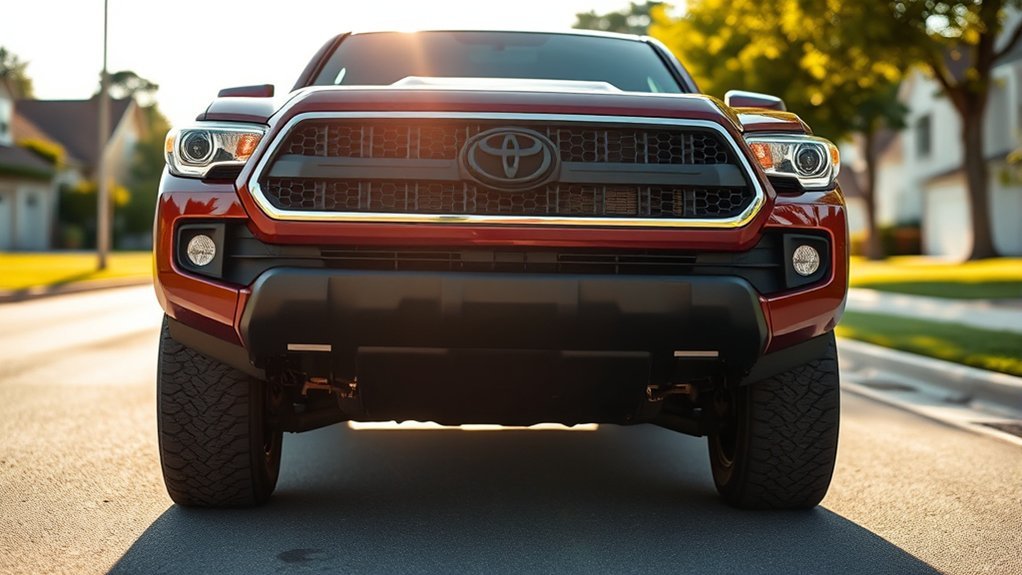 Toyota Tacoma wheel alignment warning signs including uneven tire wear
