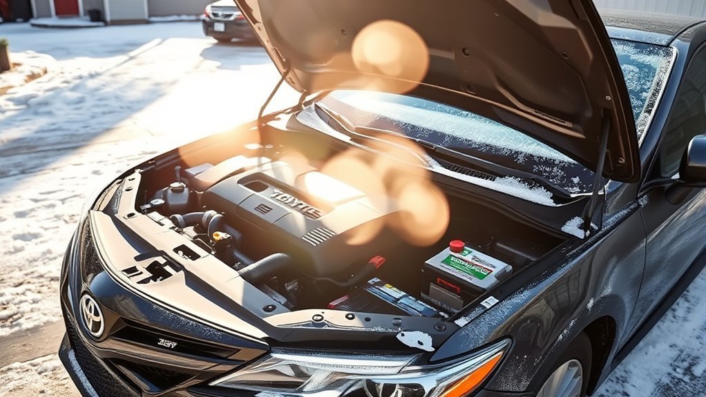 Selecting the correct winter engine oil for a Toyota Camry
