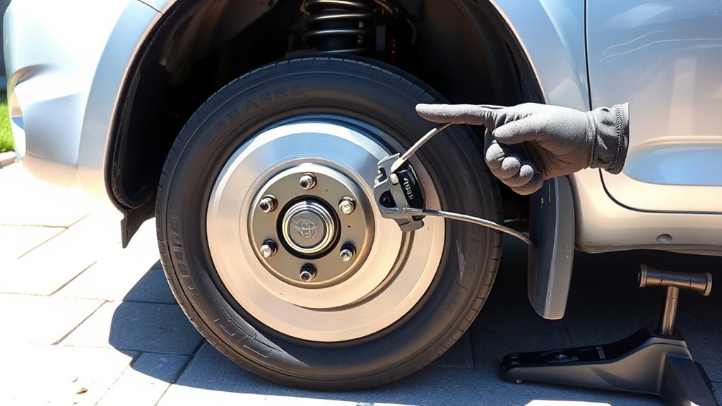 2011 rav4 parking brake service