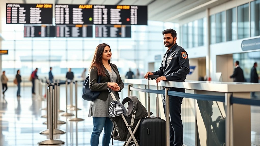 air india stroller policy inquiry