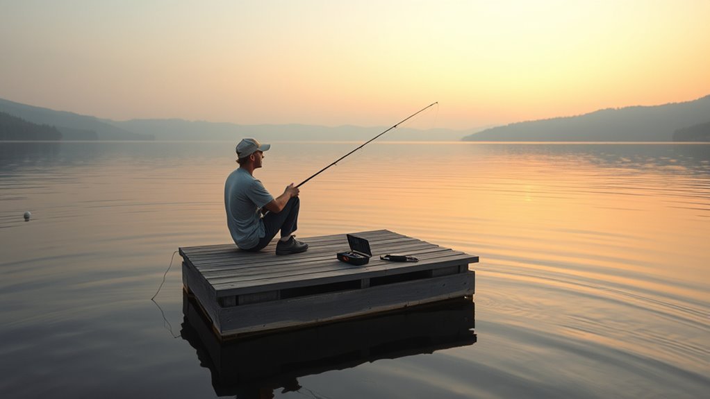 beginner friendly lake fishing experience