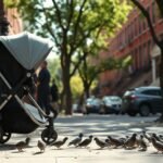 bird feed stroller history