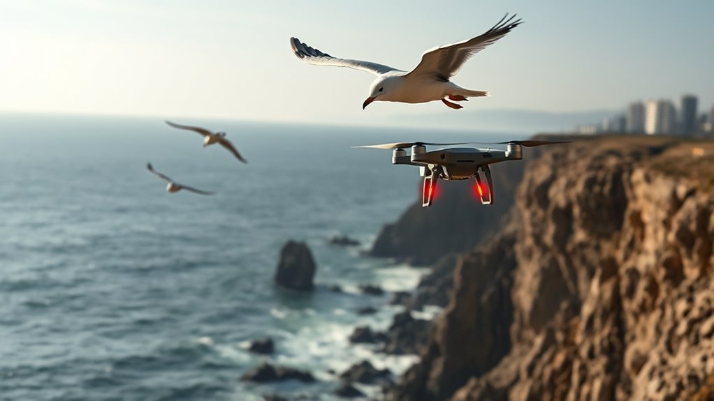 birds defend nesting territory