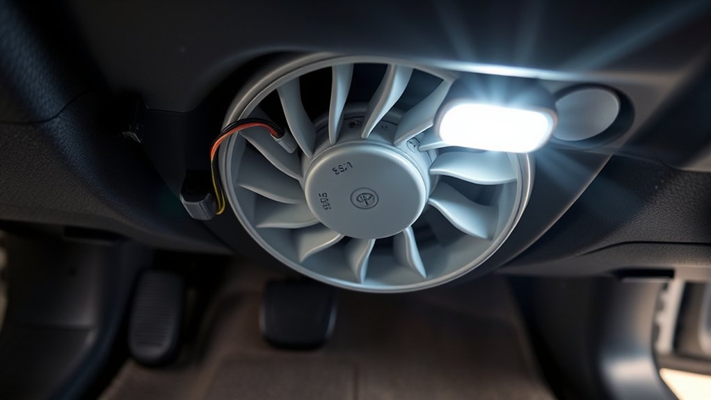 blower fan stays energized