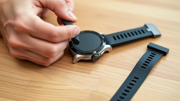 change garmin watch band