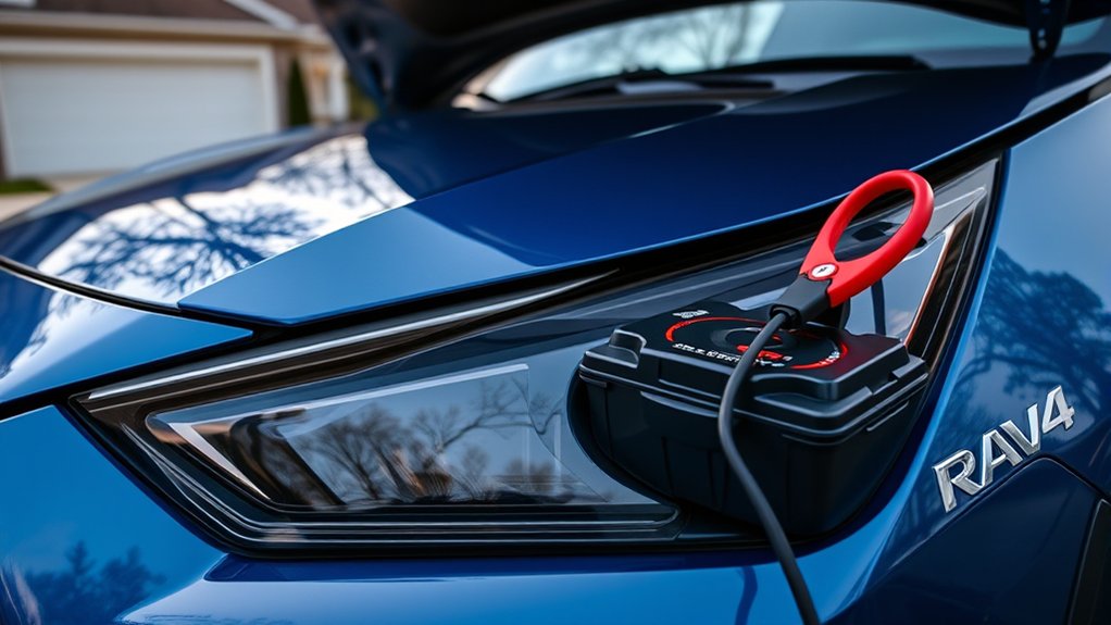 charge rav4 hybrid battery safely
