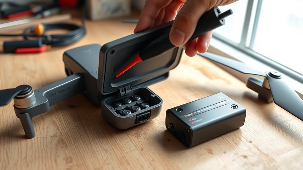 check battery integrity first