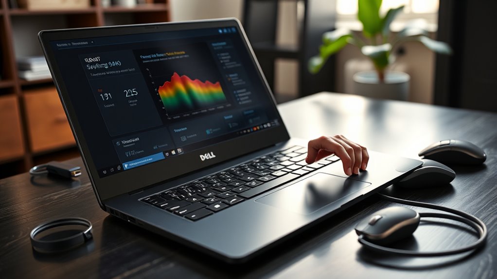 check dell latitude temperature