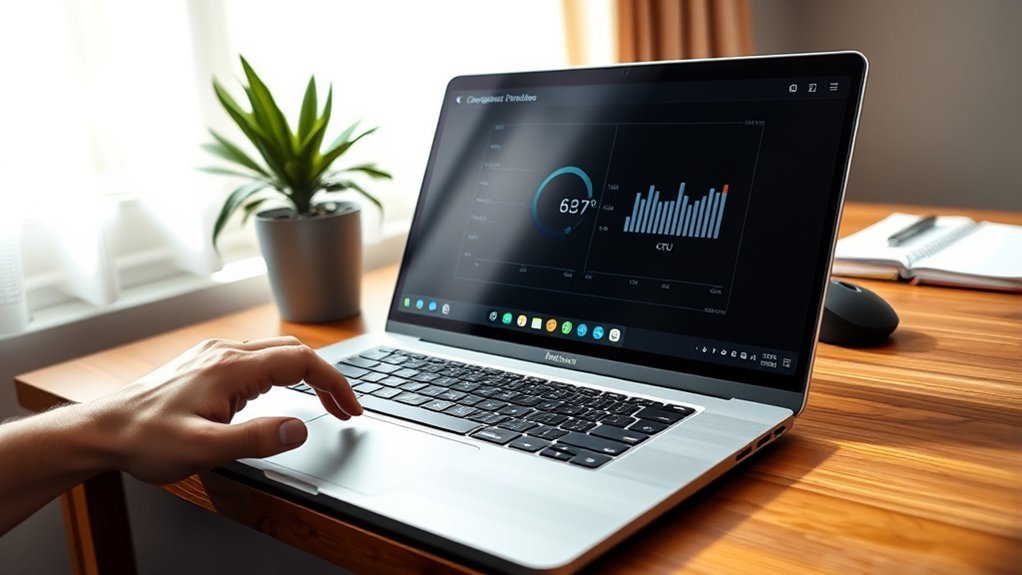 check laptop temperature easily