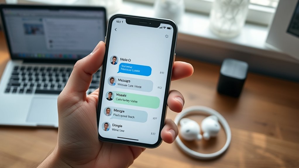 check message bubble color
