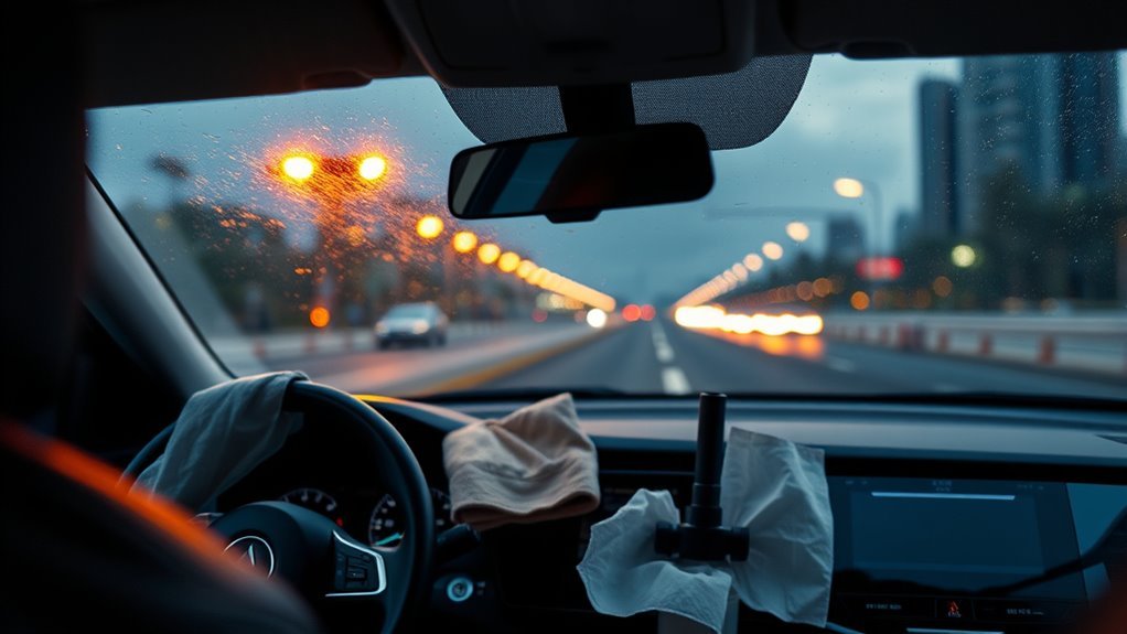 cleaning interior windshields tips