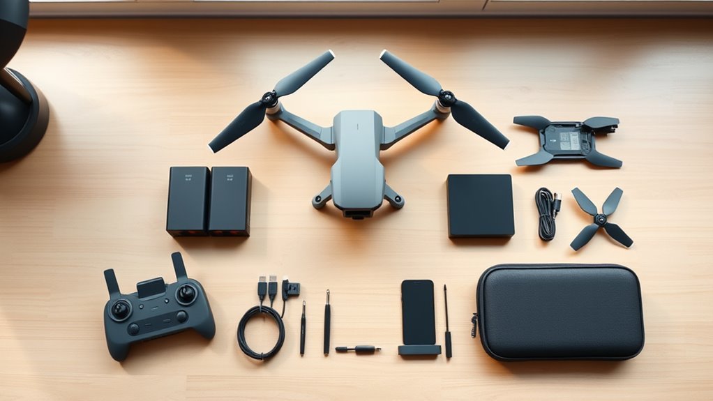compact 4k drone package