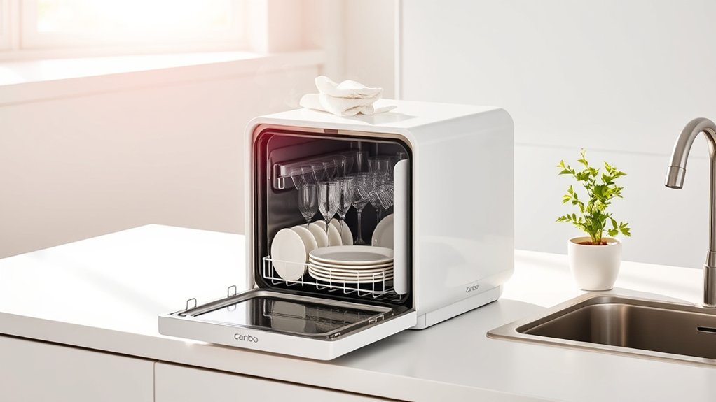 compact efficient versatile dishwasher