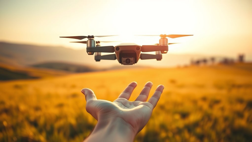 compact portable intelligent drone