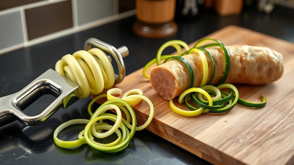 compact spiralizer for veggies