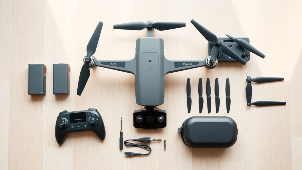 comprehensive drone package included