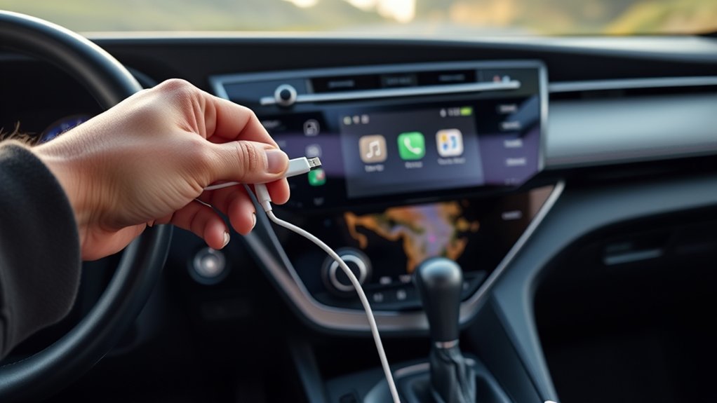 connect iphone to rav4