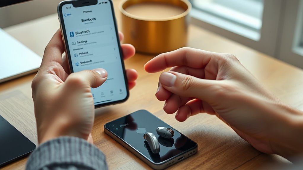 connect phonak to iphone