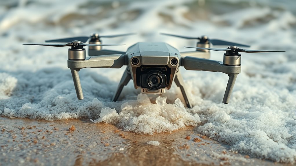 corrosion damages drone components