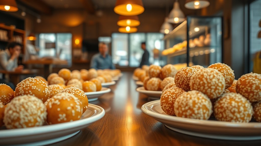 delicious sesame balls await