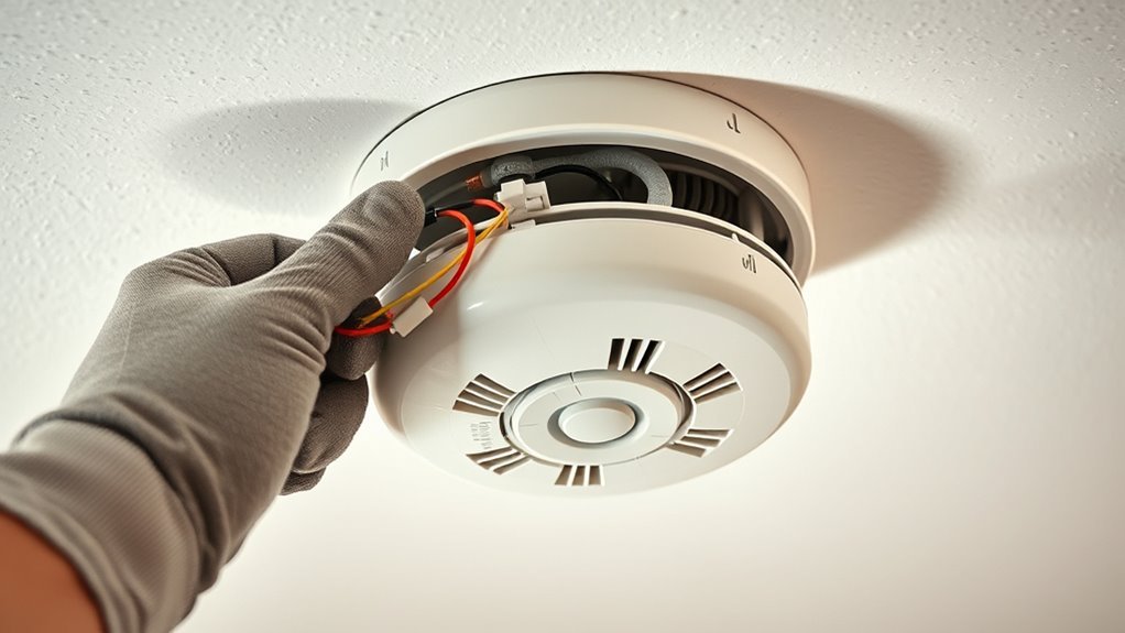 disconnecting ac smoke alarm