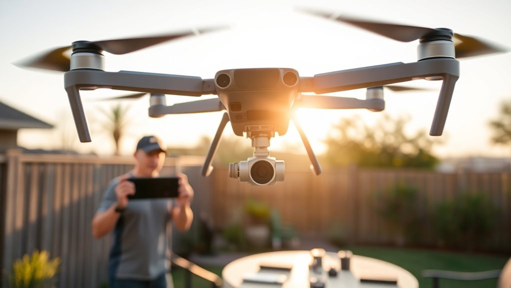 dji drone flight setup