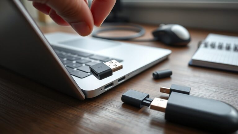 dongle attachment without ports