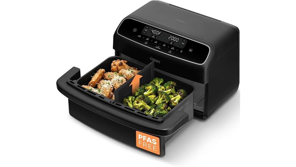 double air fryer convenience