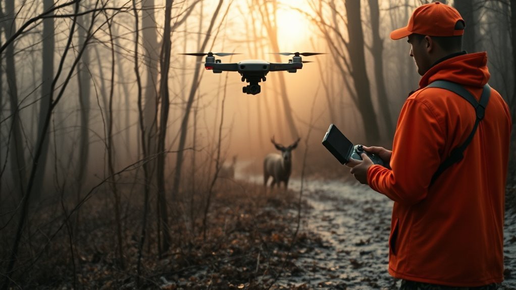 drone assisted deer recovery legality