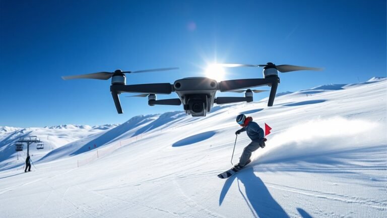 drone filming snow sports tips