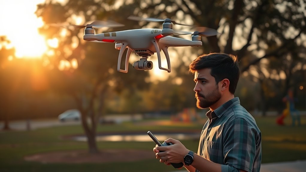 drone flight emergency response