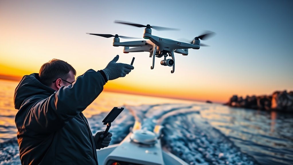 drone launch and landing