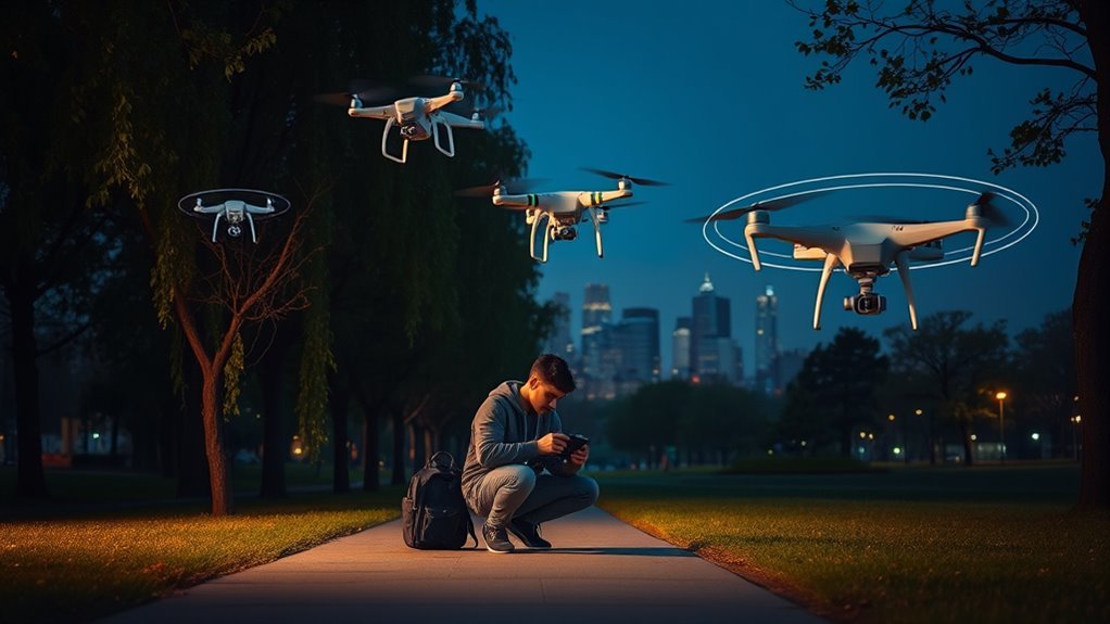 drone noise varies significantly