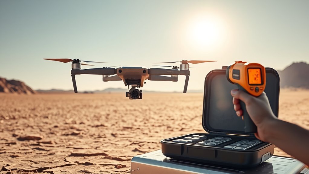 drone temperature operation limits
