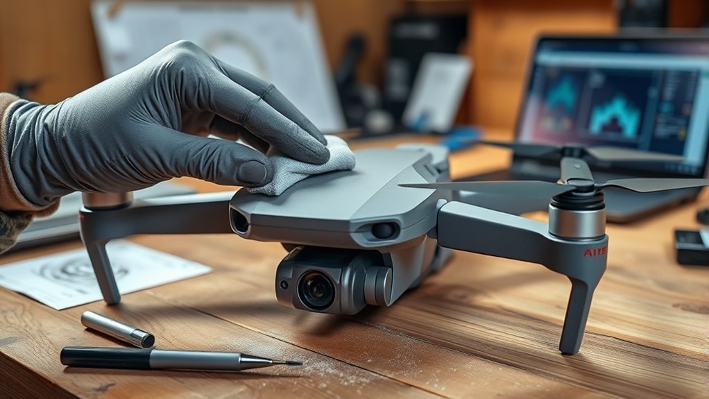 drone vision system troubleshooting