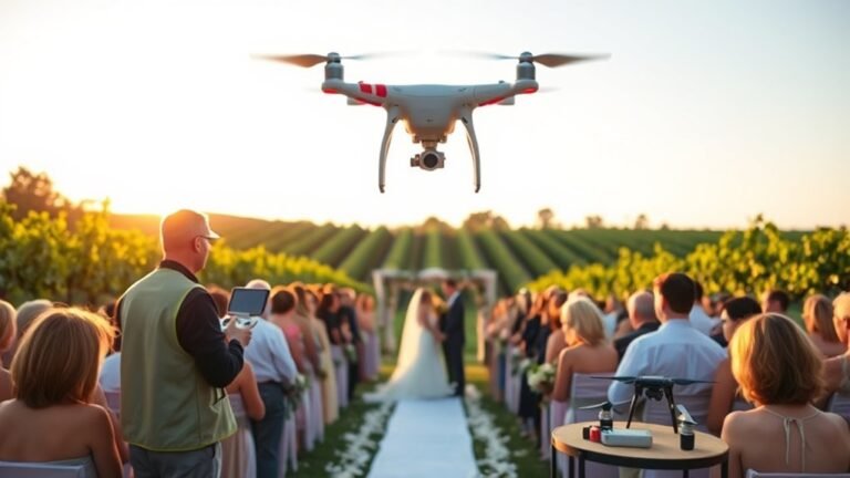 drone wedding filming guide
