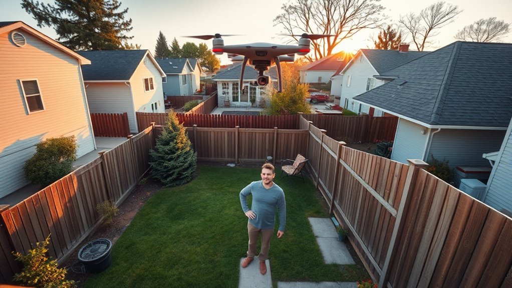 drones permitted over property