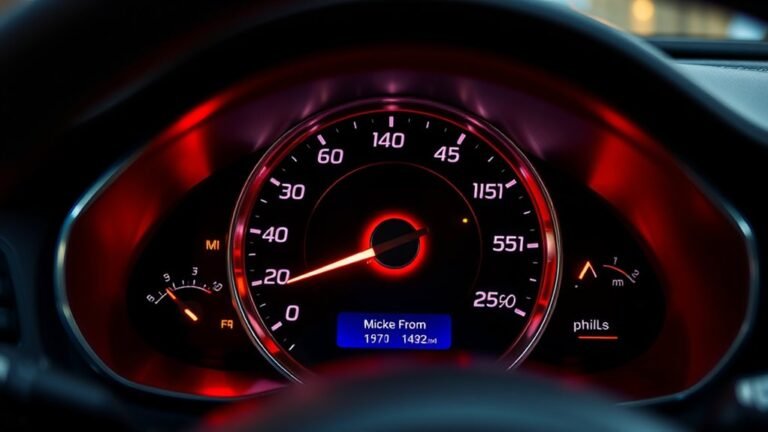 dual unit speedometer display