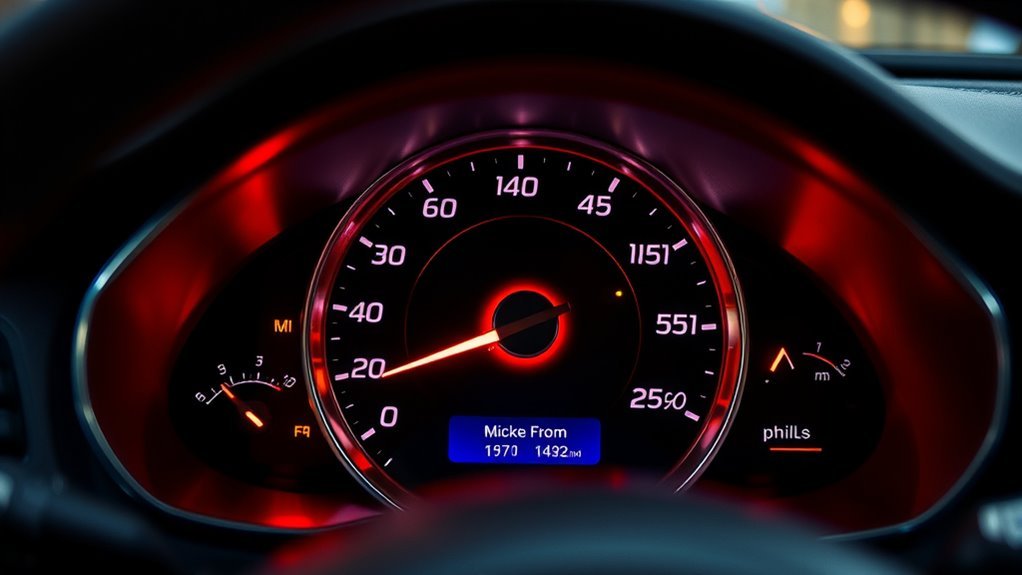 dual unit speedometer display