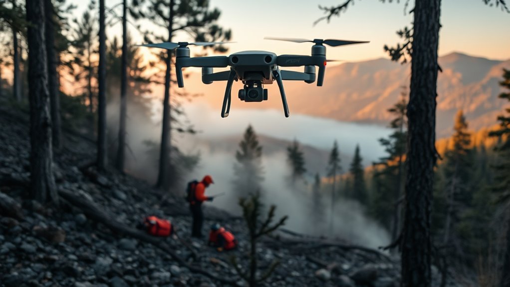 efficient aerial search support