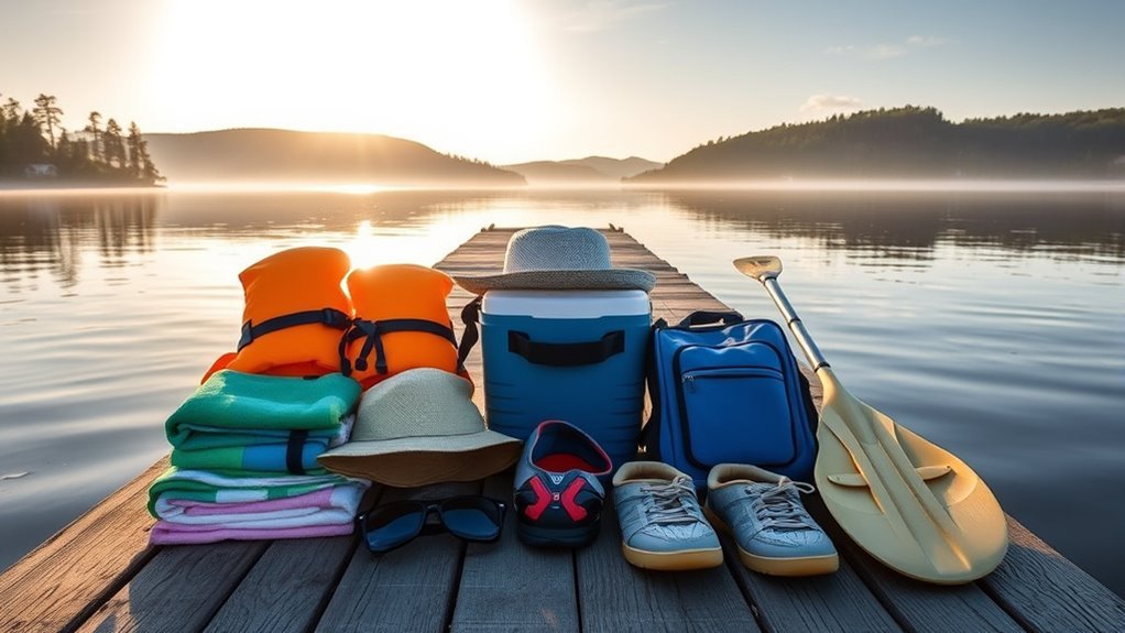 essential gear for lake trip