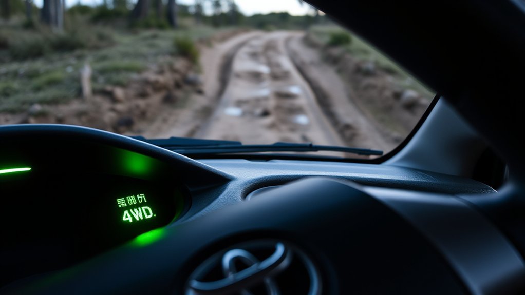 flashing 4wd light diagnosis