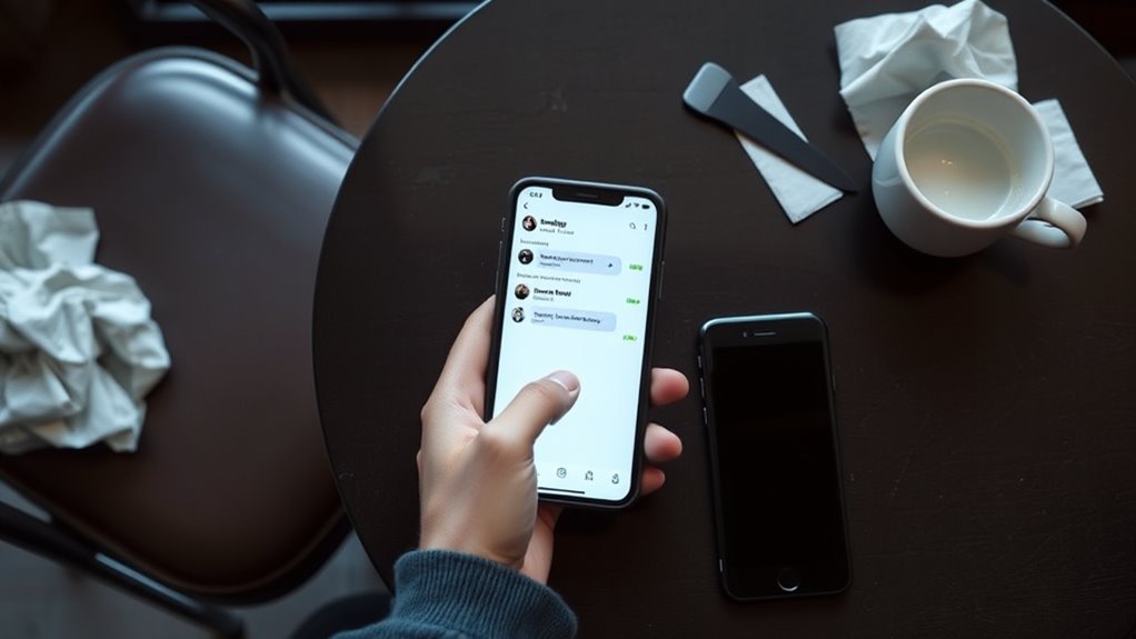 fragmented group text replies