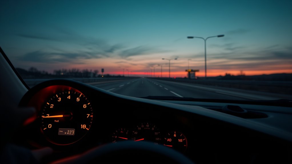 fuel light means caution