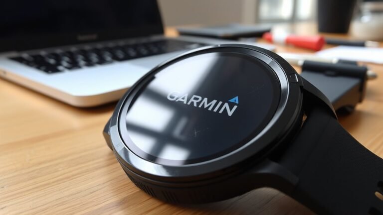 garmin watch logo freeze