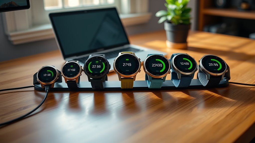 garmin watches battery comparison