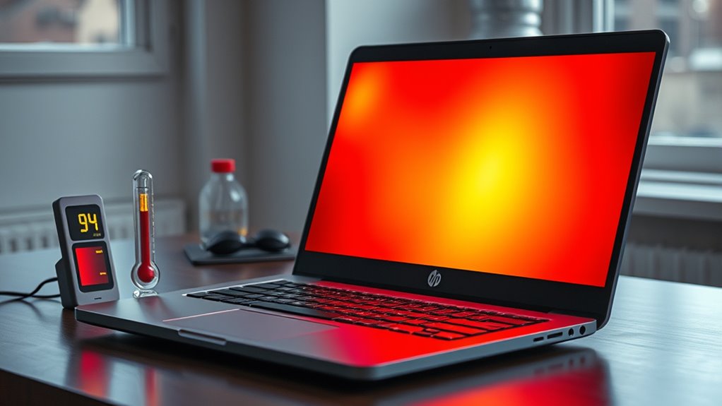 hp computer temperature concern