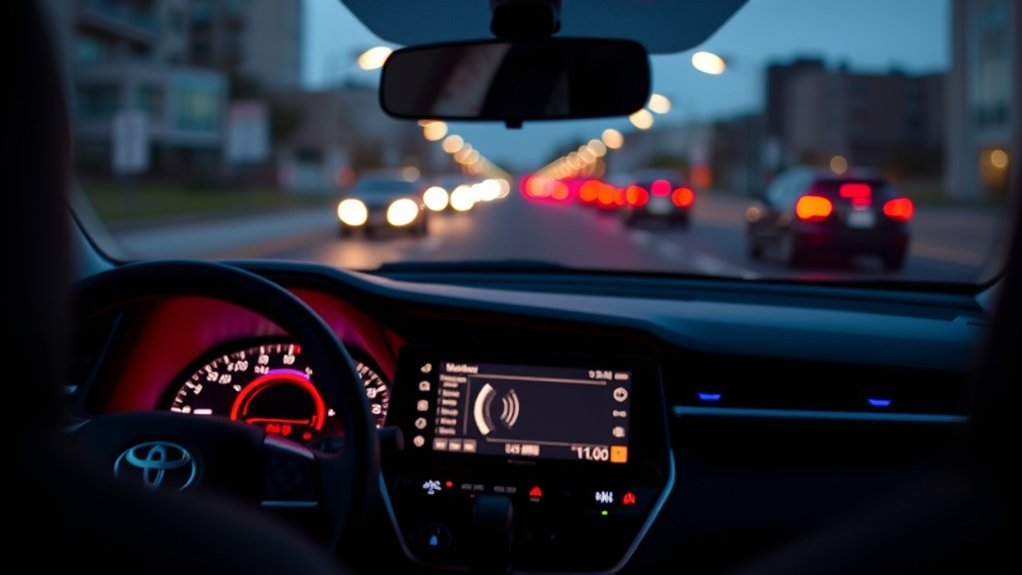 identify rav4 warning beeps