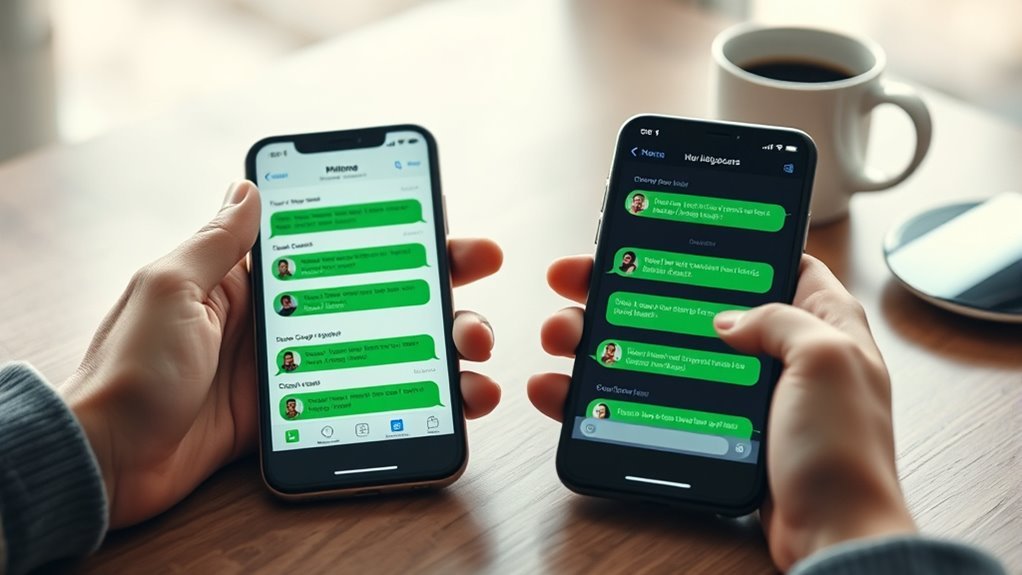 imessage to sms transition